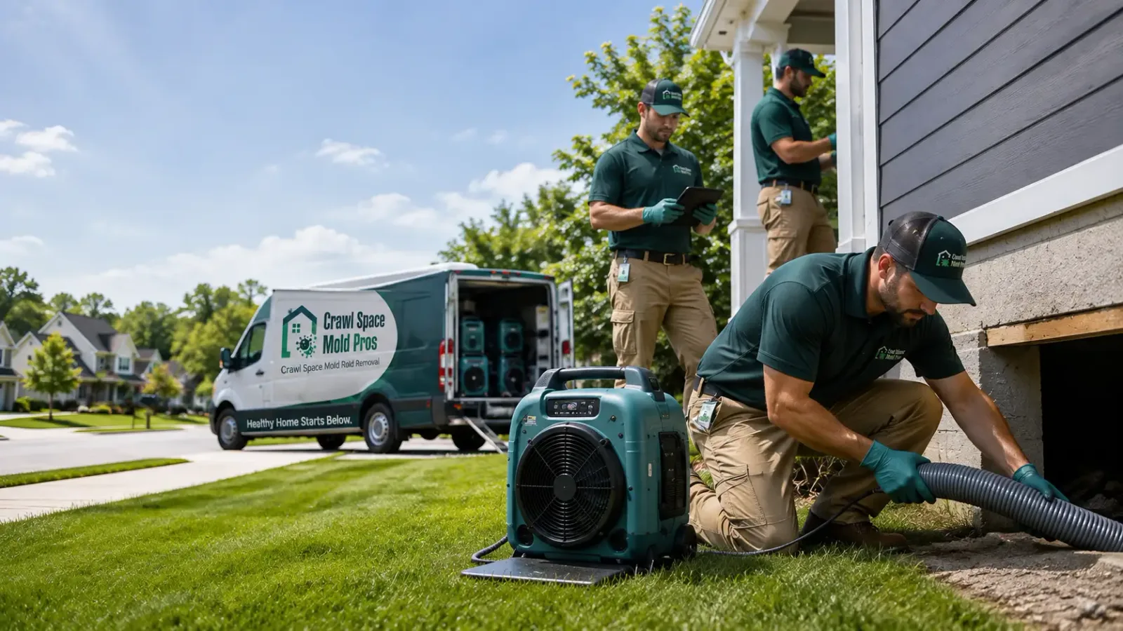Crawl Space Mold Removal in Arcadia, IA